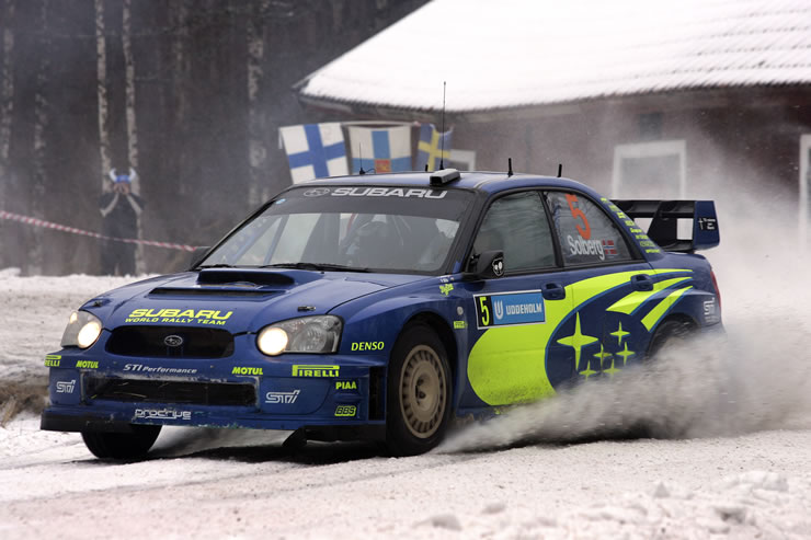 IXO Subaru Impreza WRC #5 Winner Rally Sweden 2005 P.Solberg - P.Mills